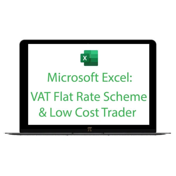 Microsoft Excel: VAT Flat Rate Scheme and Standard VAT accounting comparison + Limited Cost Trader Checker Tool
