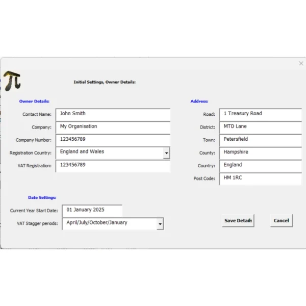 Microsoft Excel: VAT Partial Exemption Calculator